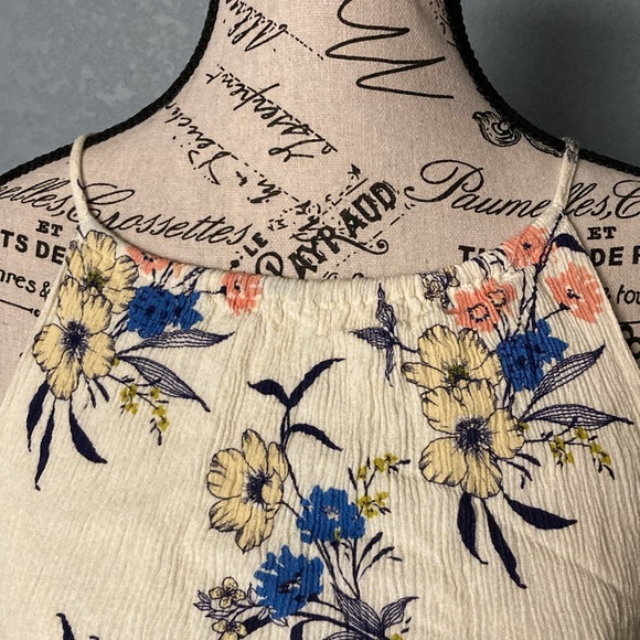 NWOT Tart Floral Ruffle Dress ~ Size Small ~ Cream - Picture 5 of 10